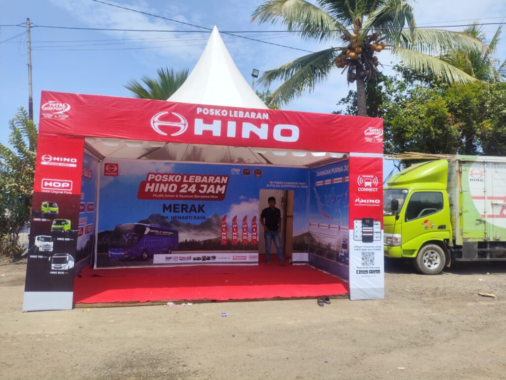 18 Titik Posko Lebaran Hino di Jalur Sumatra dan Jawa Sudah Bisa Digunakan