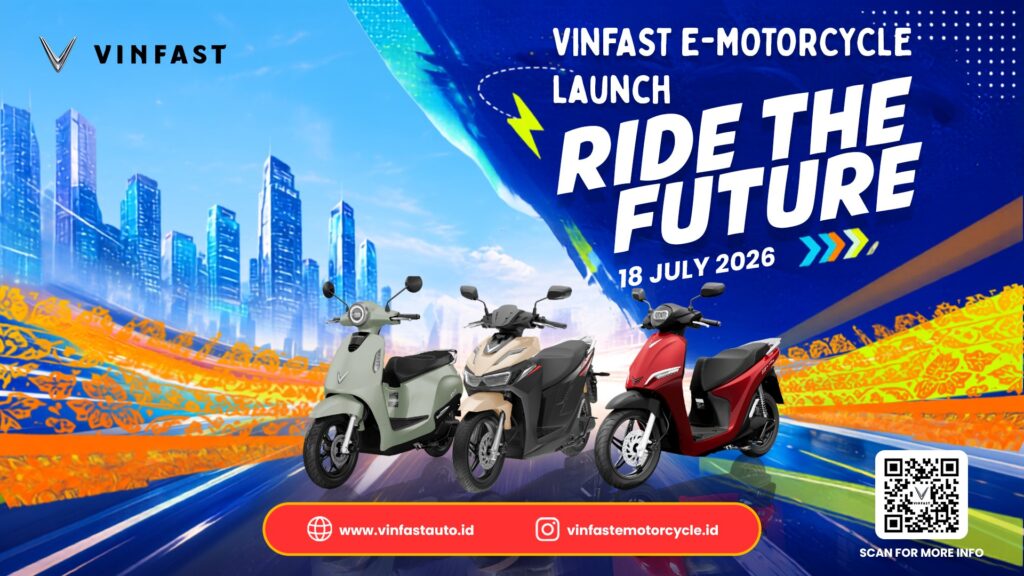 VinFast Luncurkan 3 E-Motorcycle, Buka Test Ride di Jakarta